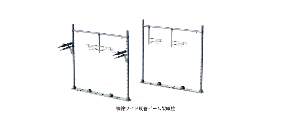 Kato 23-067-1 N規 複線架線柱 (灰.12入)