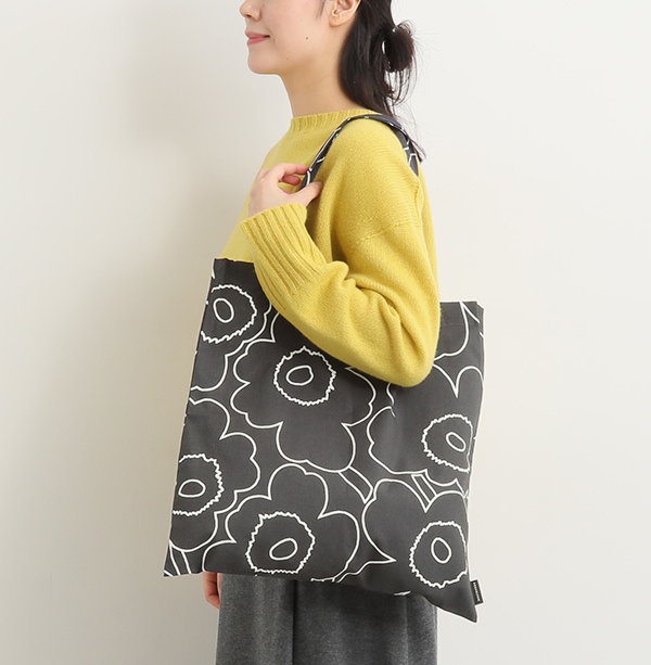 MARIMEKKO Pieni Piirto Uni Tote Bag 線條款🤎