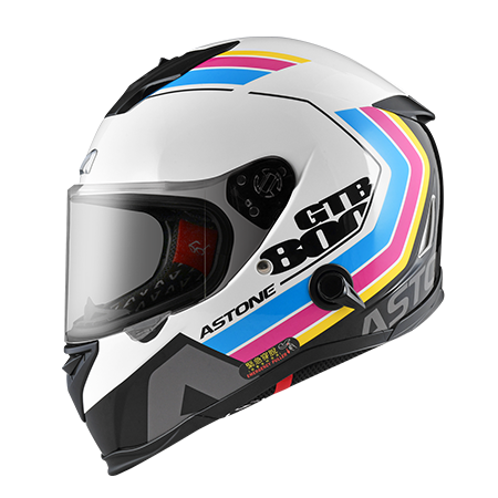 ASTONE GTB800 AO35 白藍 全罩 雙鏡片 輕量化