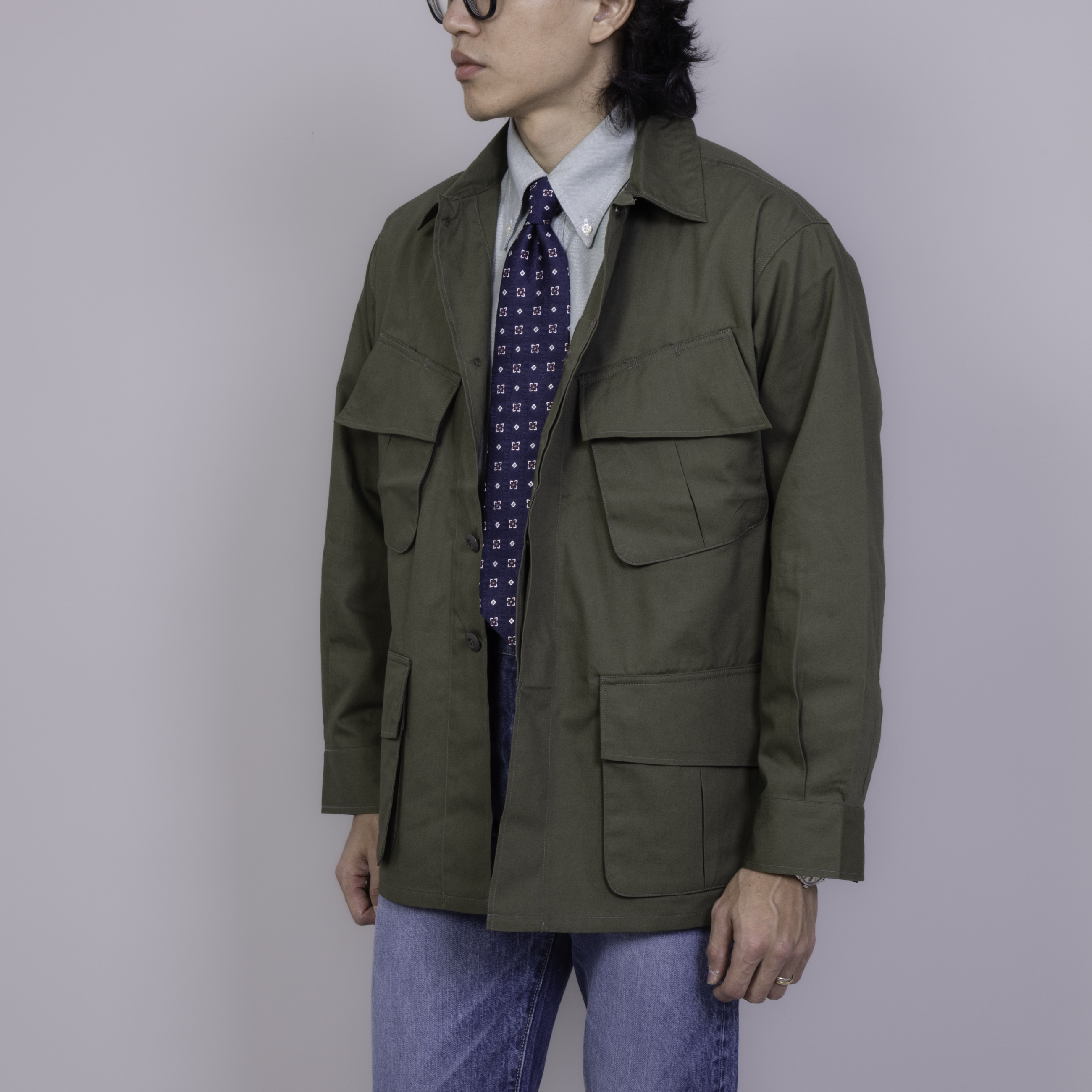 WORKERS - 4.8 oz POPLIN 面料製四口袋越戰外套