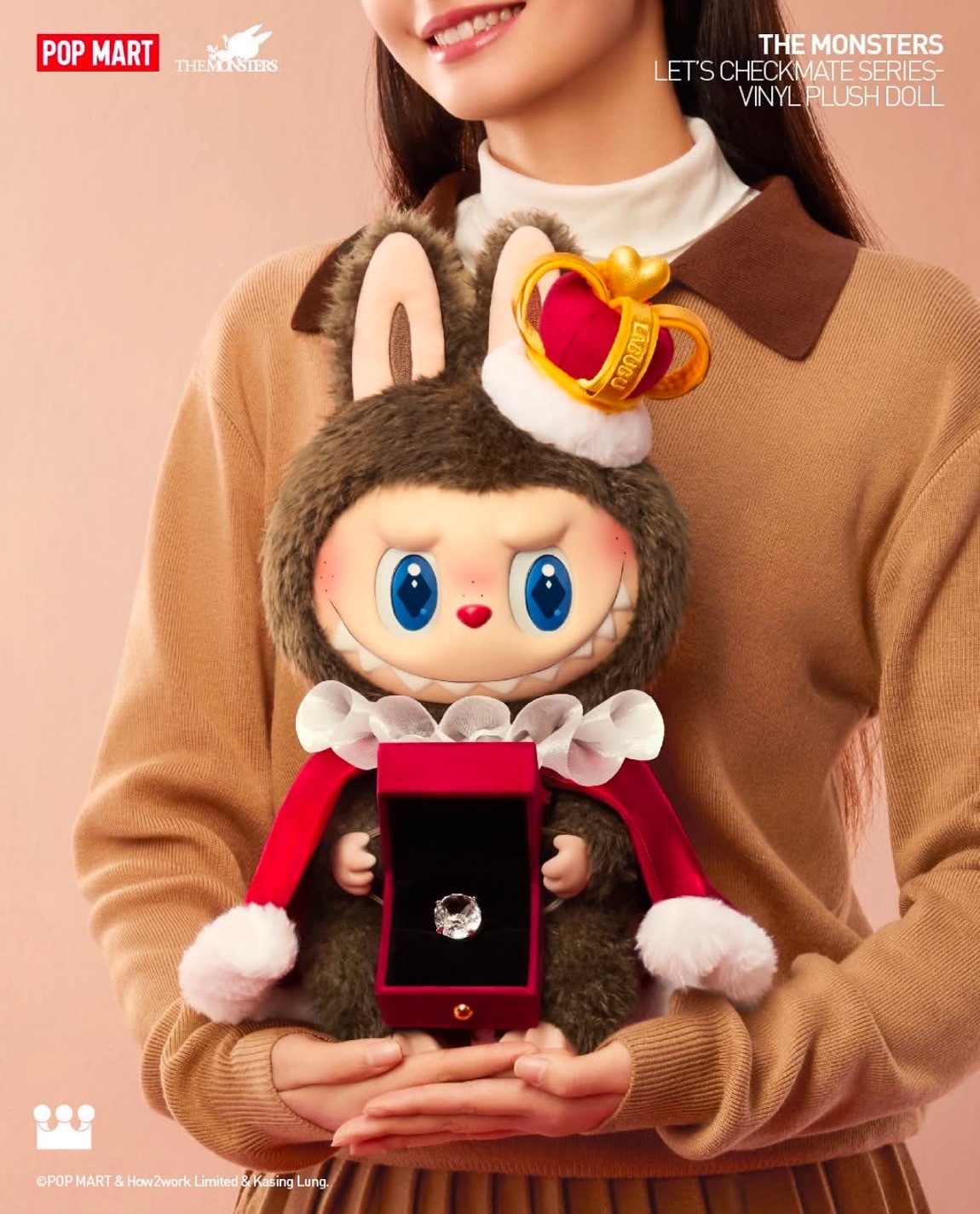 POPMART 泡泡瑪特 THE MONSTERS 象棋大冒險系列 LABUBU 國王
