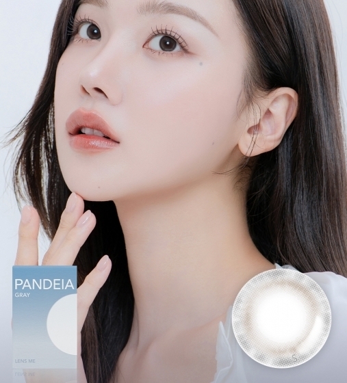 [月拋] Lensme PANDEIA 1 Month Gray｜月拋彩妝隱形眼鏡｜每盒2片