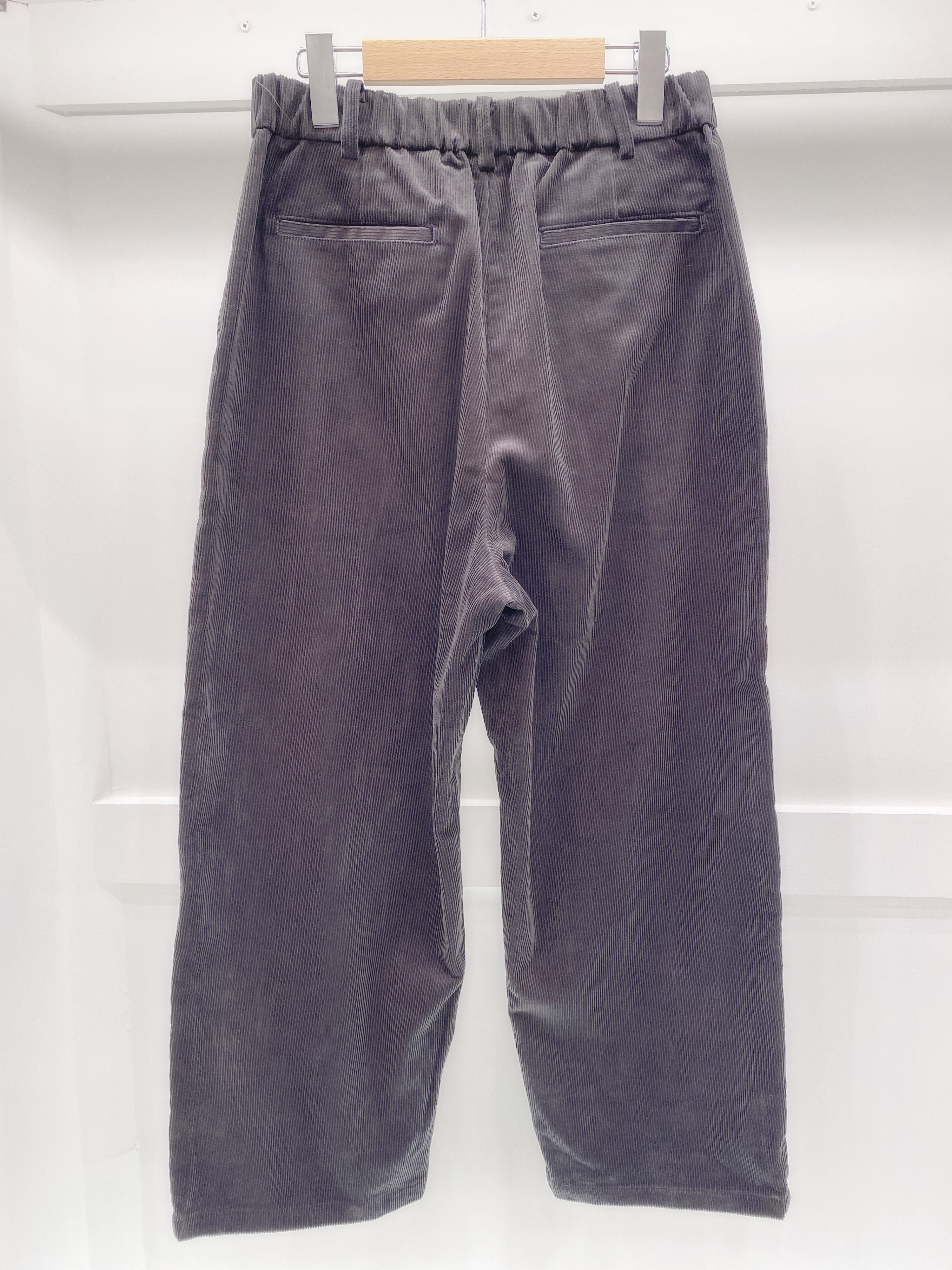 燈芯絨直筒寬褲