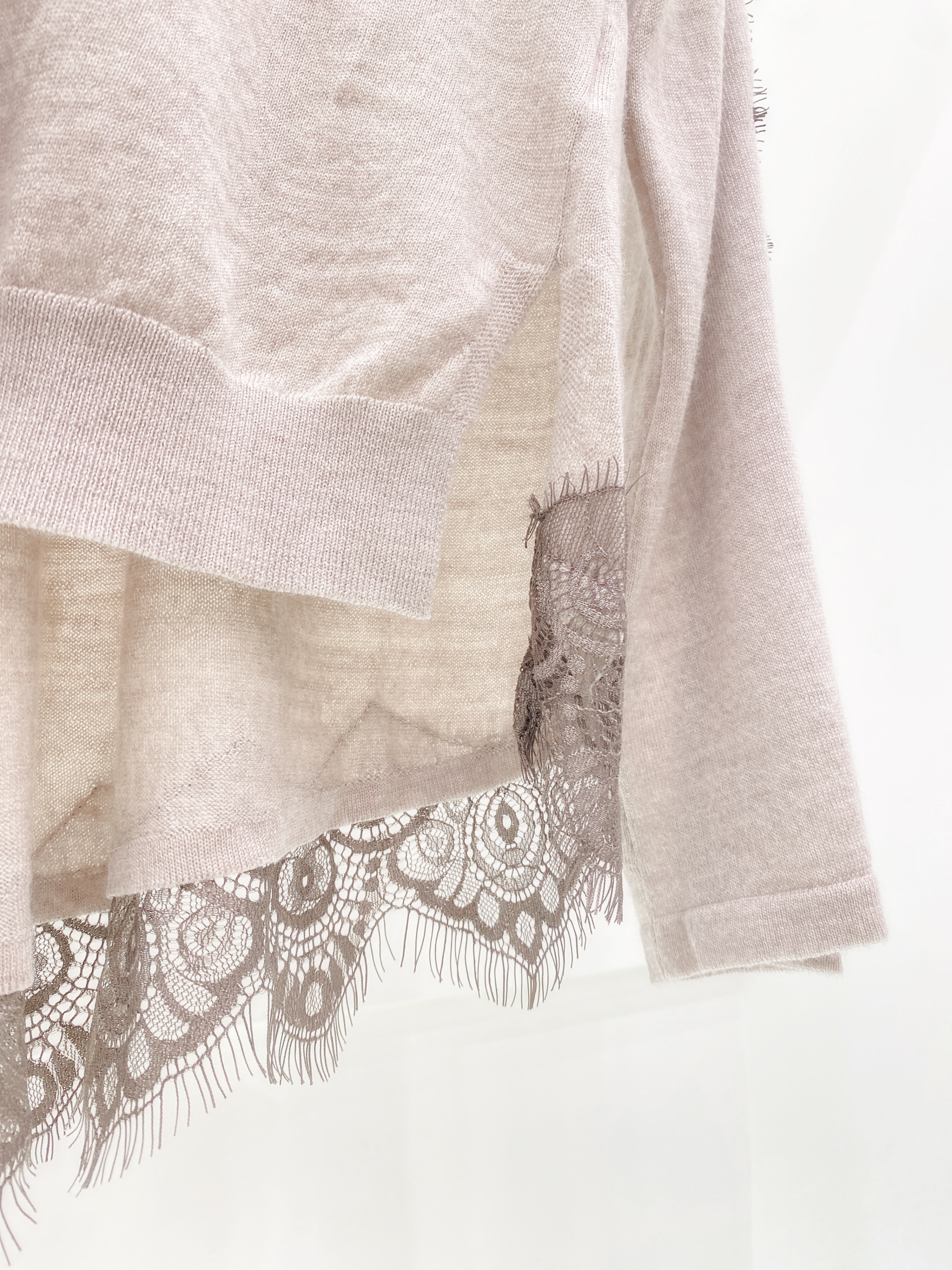 寶石釦lace肩袖外套