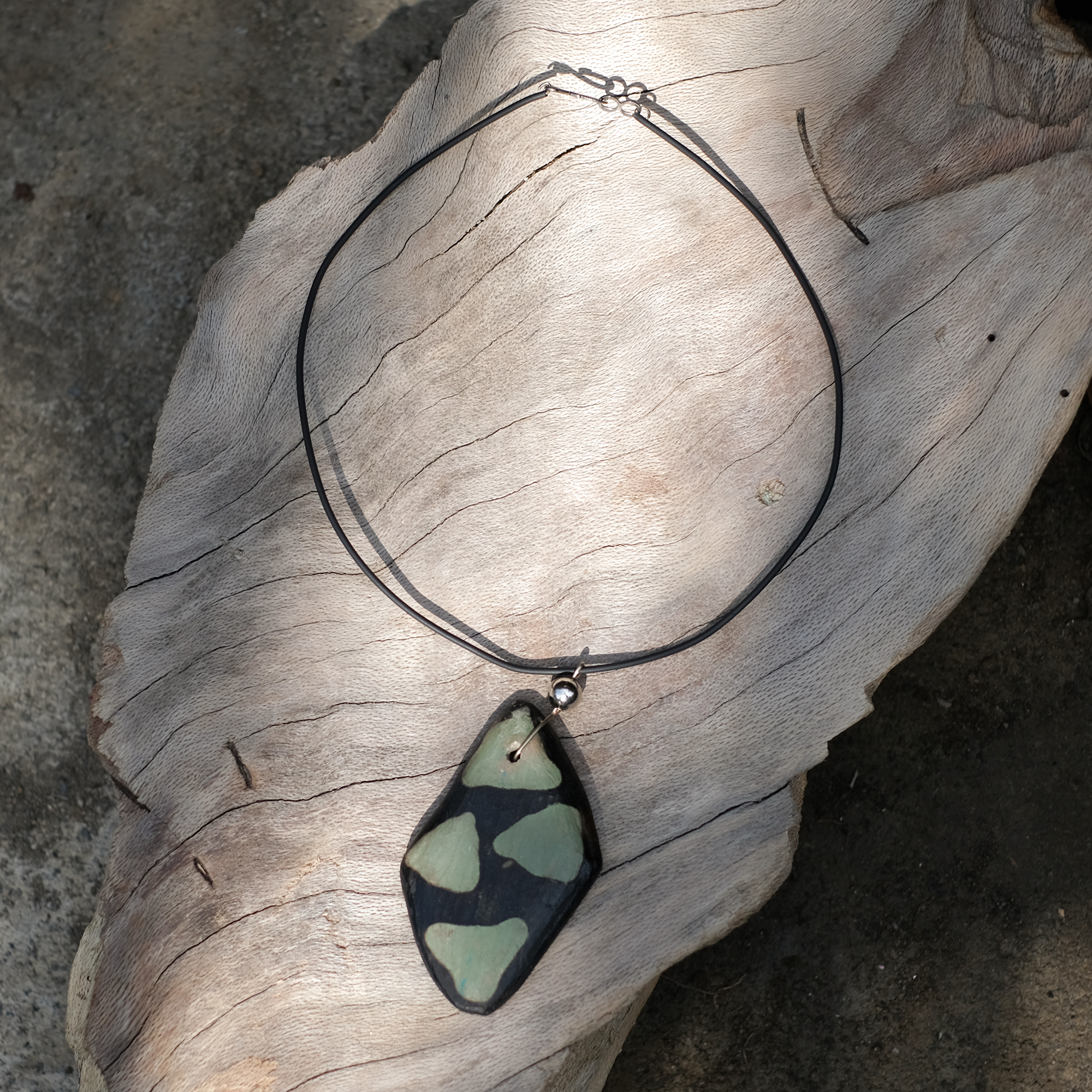 陶項鍊｜綠槿｜宏都拉斯