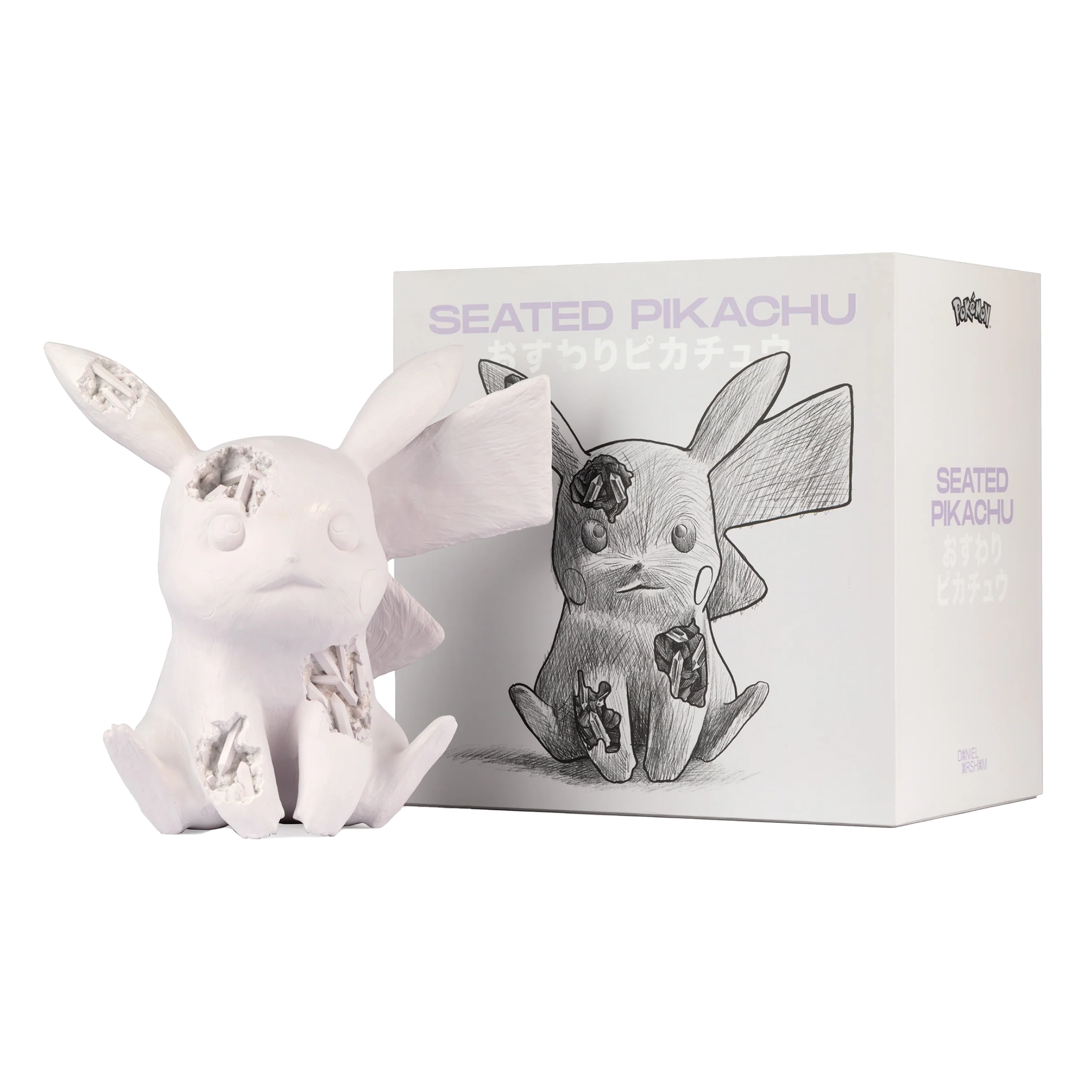 丹尼爾．阿爾軒 Daniel Arsham Pokemon seated Pikachu