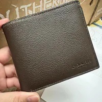 [S] COACH F74991 COMPACT ID SPRT CLF,MAHOGANNY, 888067859157 (SCO1085)