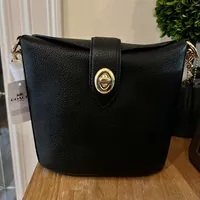 [S] COACH C2814 LEATHER ADDIE XB,IM/BLACK, 195031187681 (SCO1095)