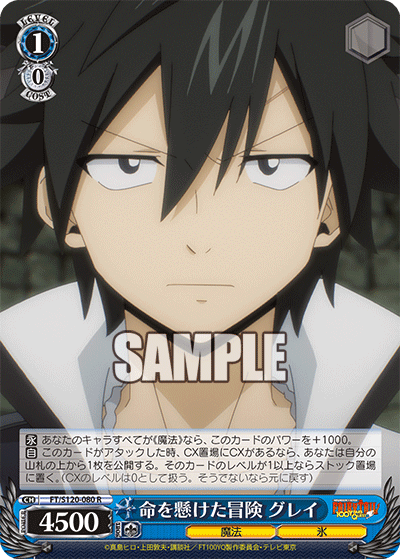 【FT/S120-080 R】命を懸けた冒険 グレイ