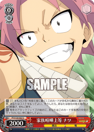 【FT/S120-062 U】家族喧嘩上等 ナツ