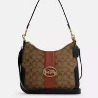 [S] COACH C7229 SIG CB GRG HOBO,IM/KHAKI/TERRACOTTA MULTI, 195031393884 (SCO1120)