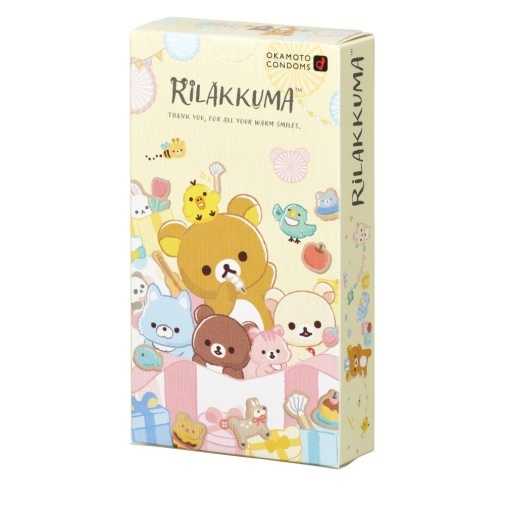 Okamoto Rilakkuma Plenty of Jelly 10's Pack Latex Condom