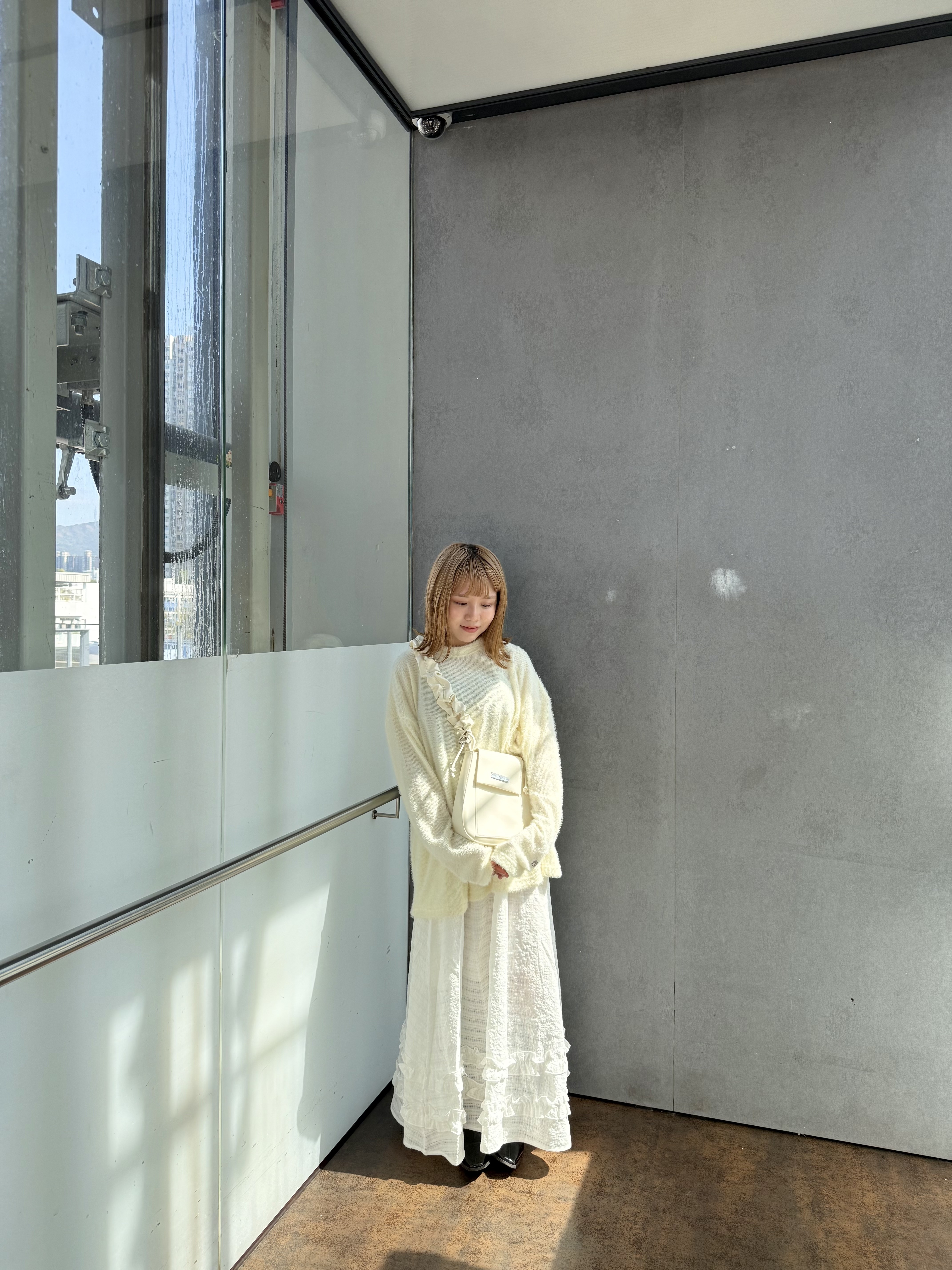 代購 自肥包色 方形ruffle皮帶袋