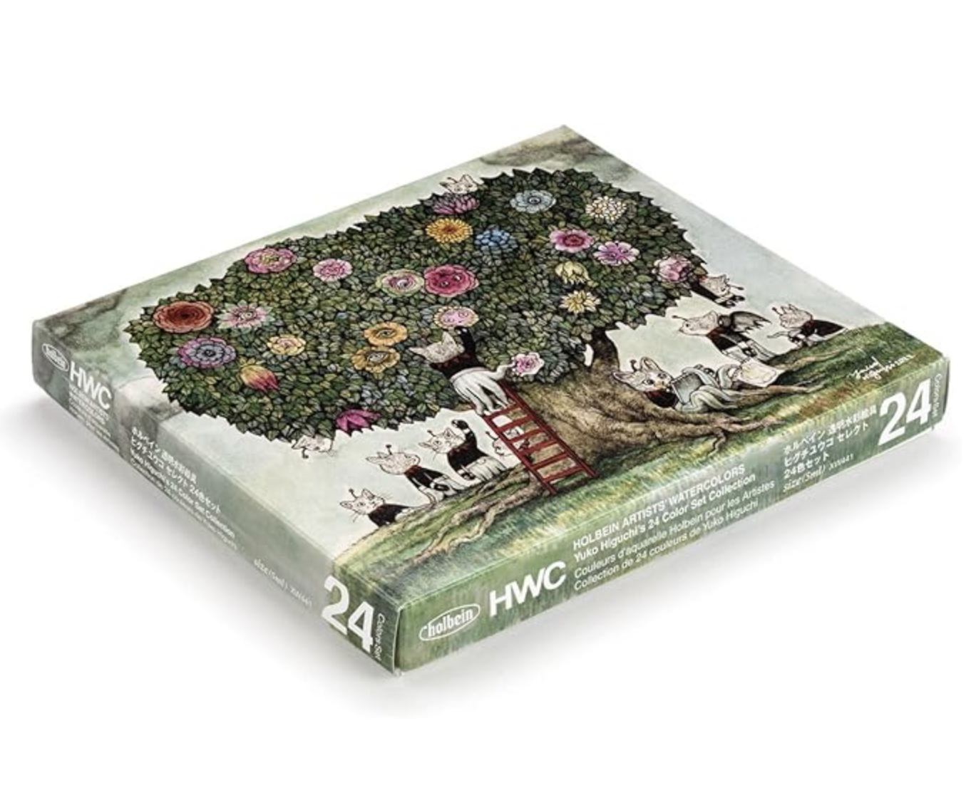 樋口裕子 x 日本HOLBEIN好賓 24色專家級透明水彩