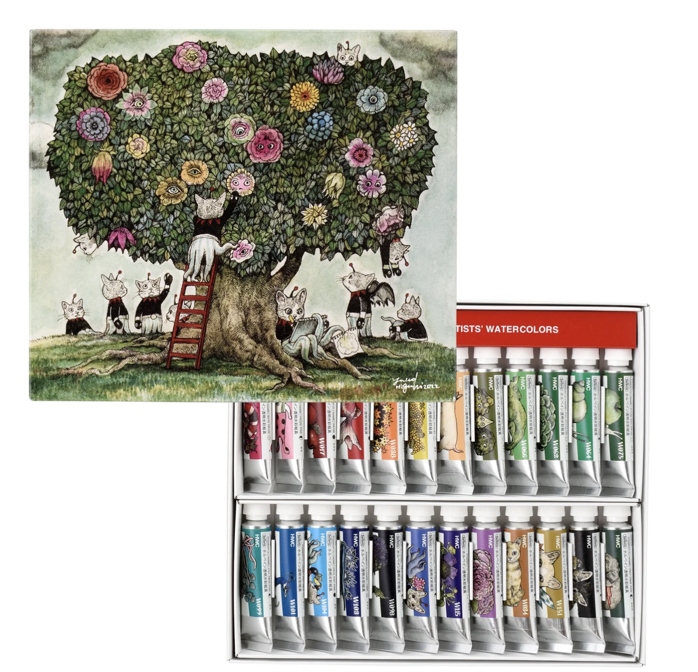 樋口裕子 x 日本HOLBEIN好賓 24色專家級透明水彩