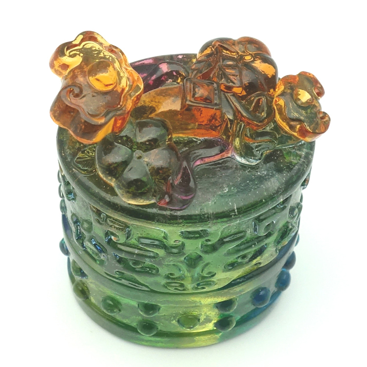 鹿港窯琉璃印章｜事事如意，送禮自用皆宜的藝術擺件