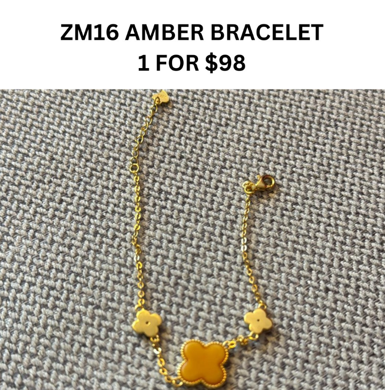 1 ZM16 AMBER BRACELET