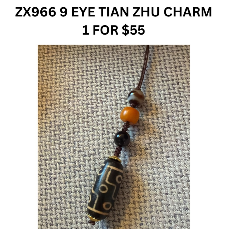 1 ZX966 9 EYE TIAN ZHU CHARM