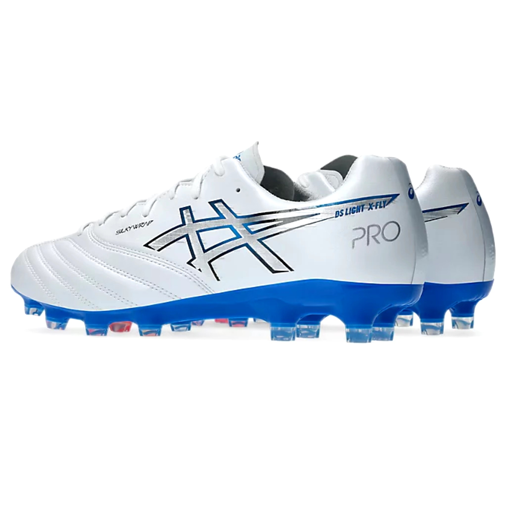 💥日本直送】Asics DS LIGHT X-FLY PRO 3 柔軟舒適足球鞋男女通用藍白色