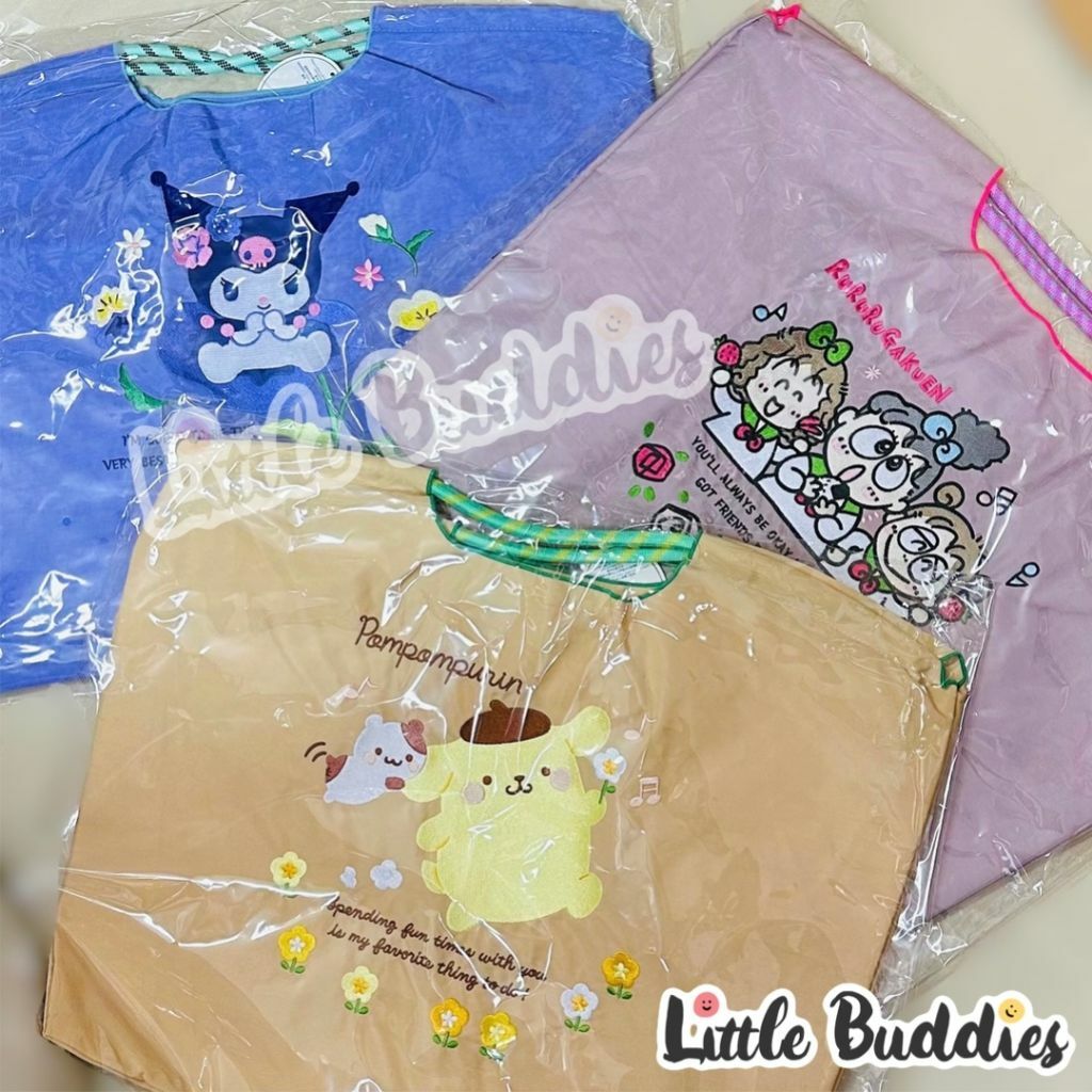 Sanrio 刺繡公仔粗繩手挽袋 (大)