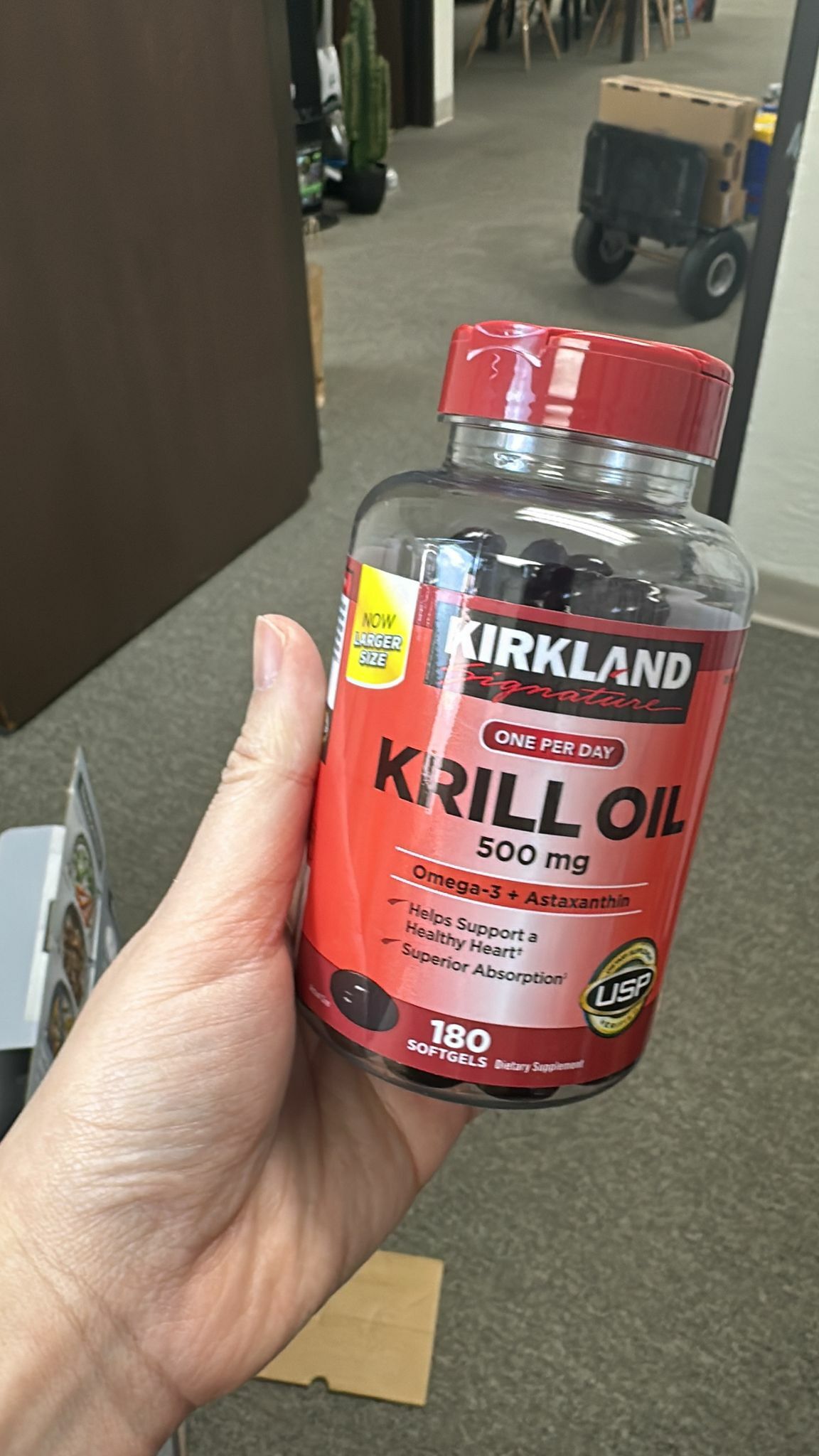 【現貨】Kirkland  LL0212003 磷蝦油