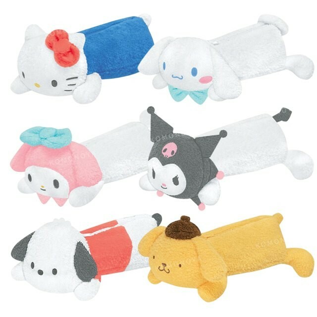 三麗鷗 絨毛筆袋 收納袋