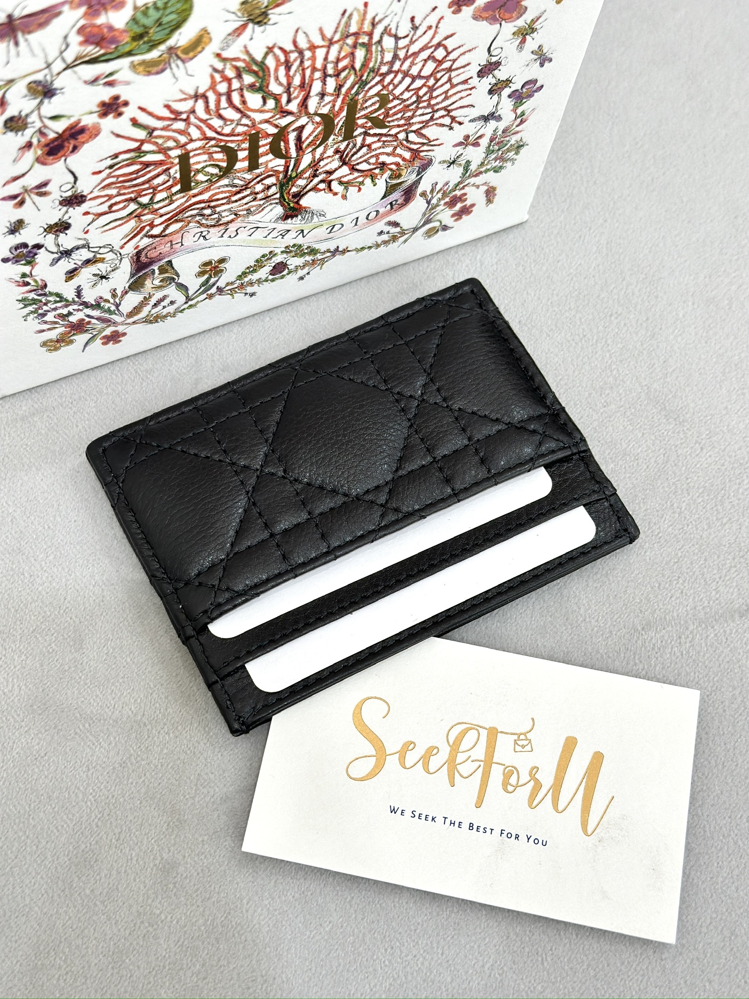 DIOR Caro Freesia Cardholder