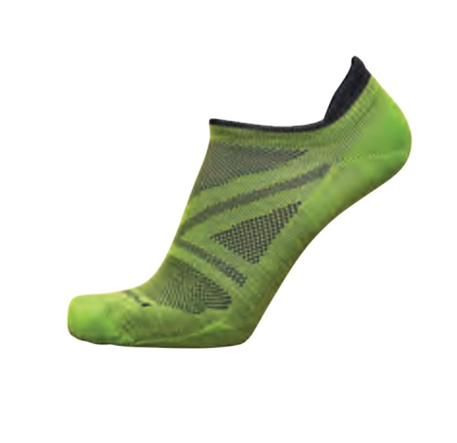 Point 6. Ghost Runner, Ultra Light, no-show Tab #2175 #SUPER LIME