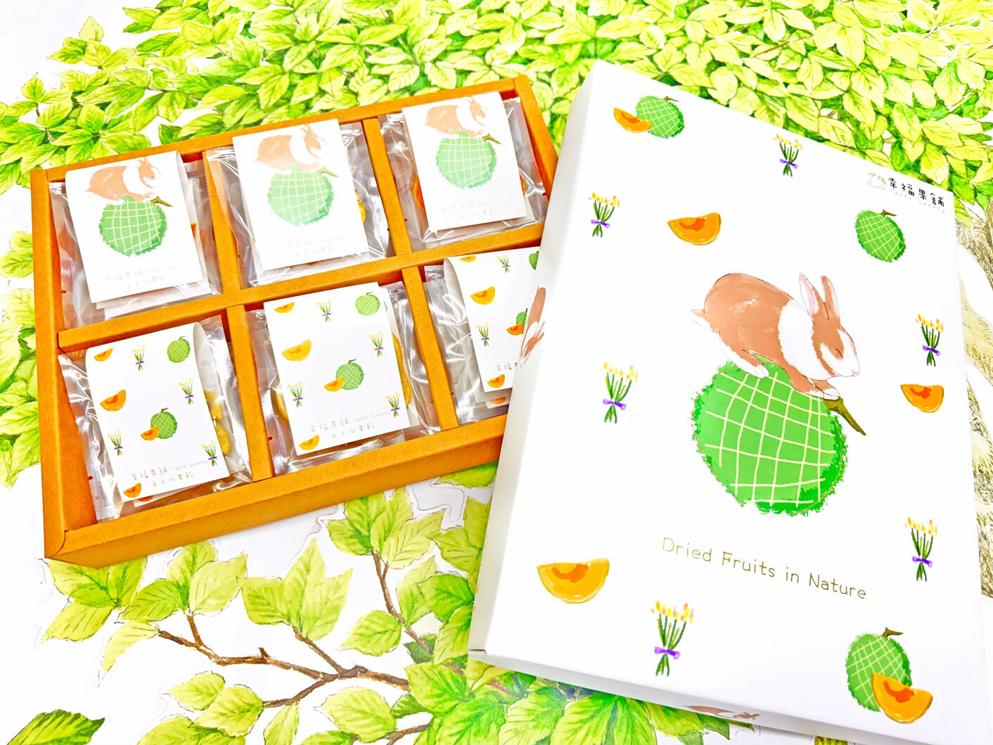 哈密兔水果乾禮盒6格(12入/18入/24入)