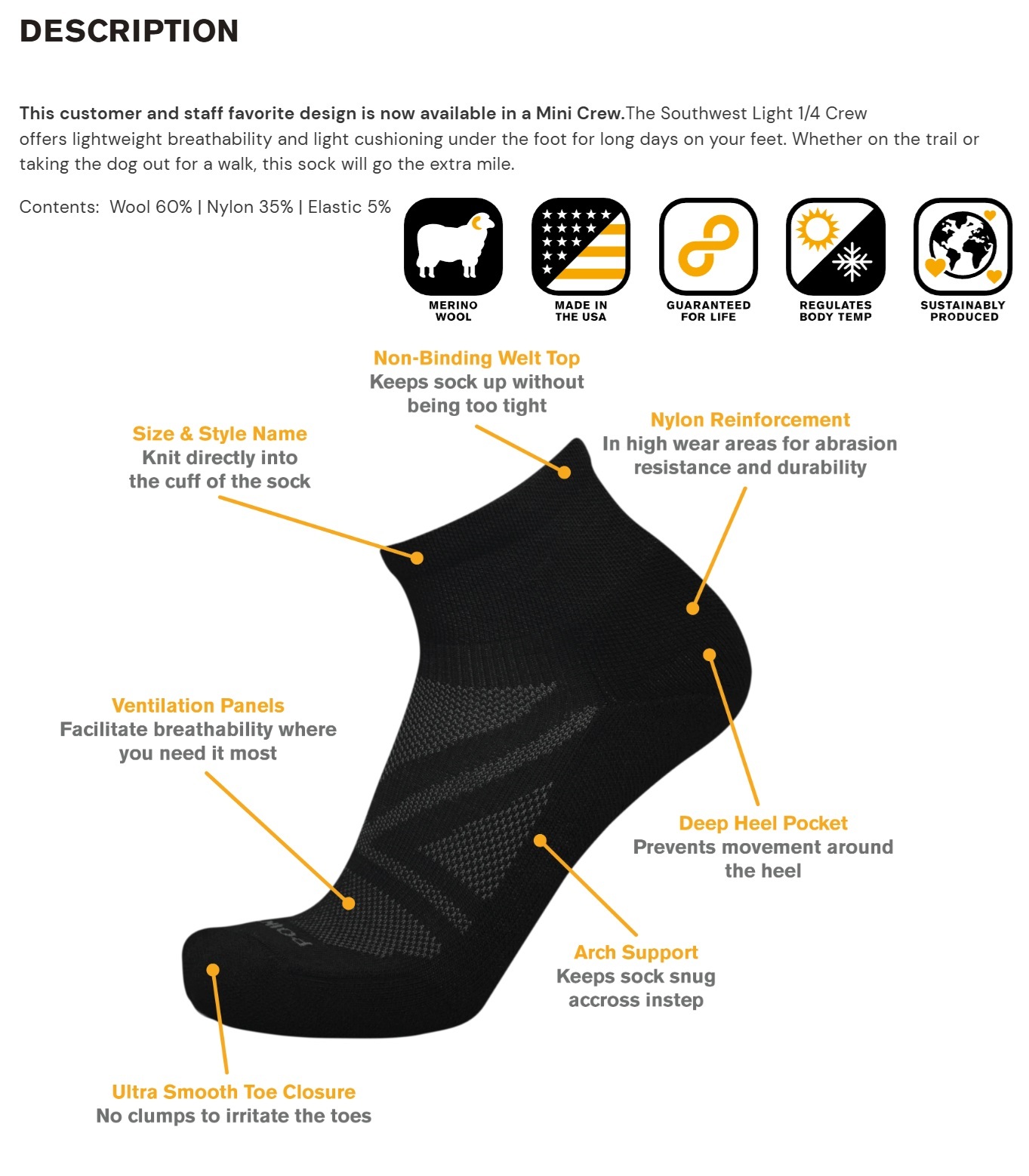 Point 6. Southwest, Light, 1/4 Crew #2101 #STONE