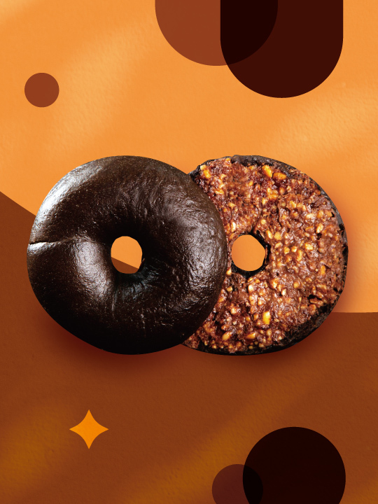 巧克尬花生貝果(冷凍)-2入組