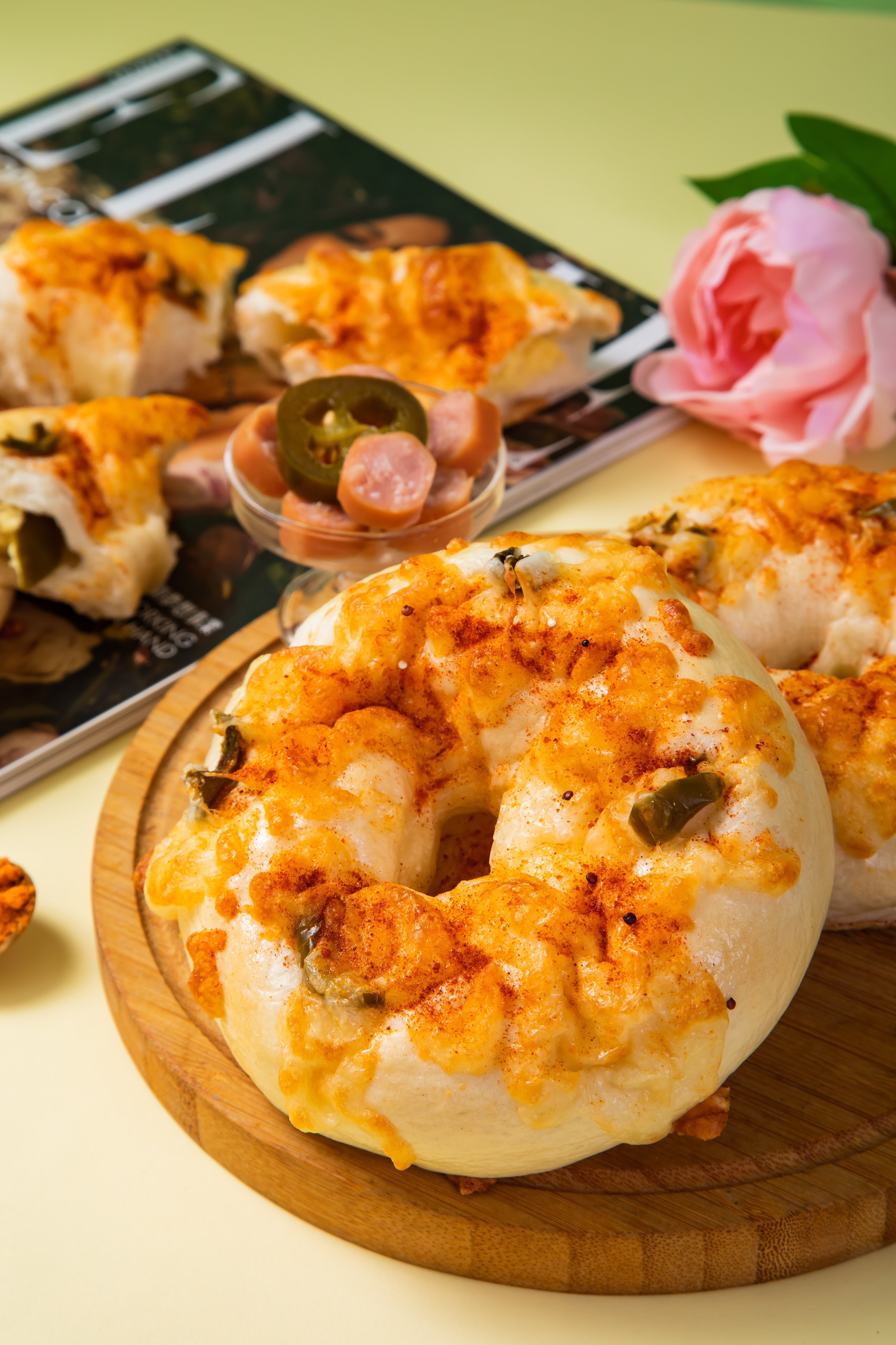 墨西哥脆腸 貝果(冷凍)-2入組