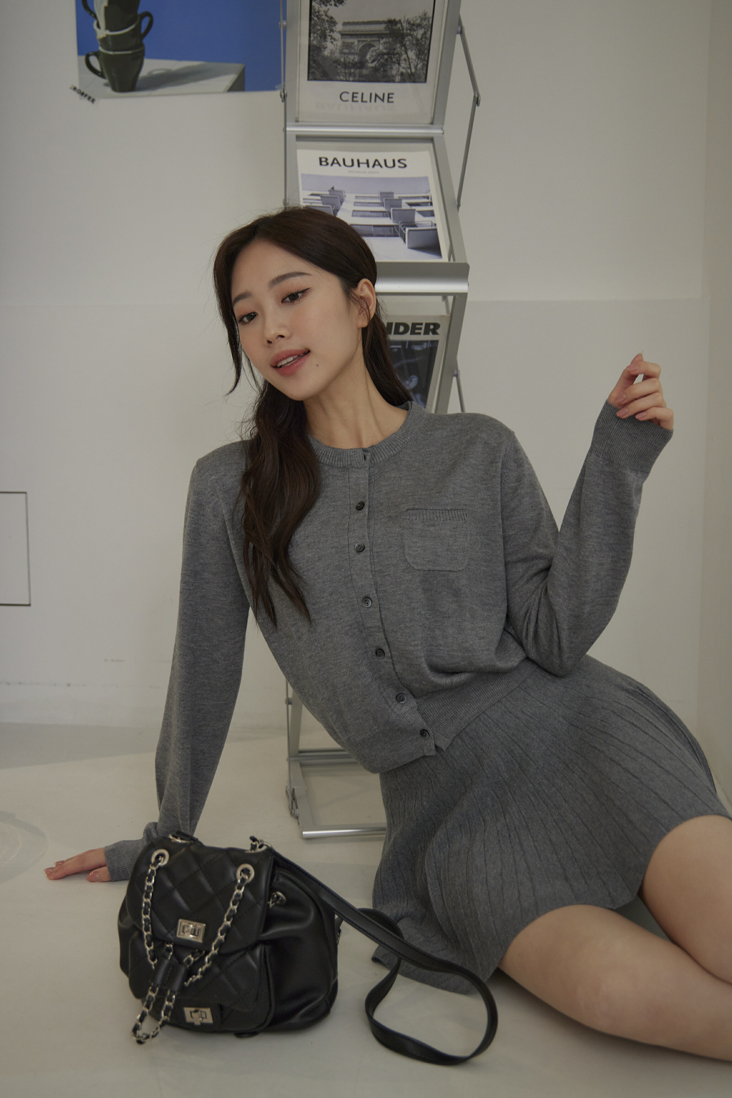 親膚棉羊毛混紡百褶褲裙