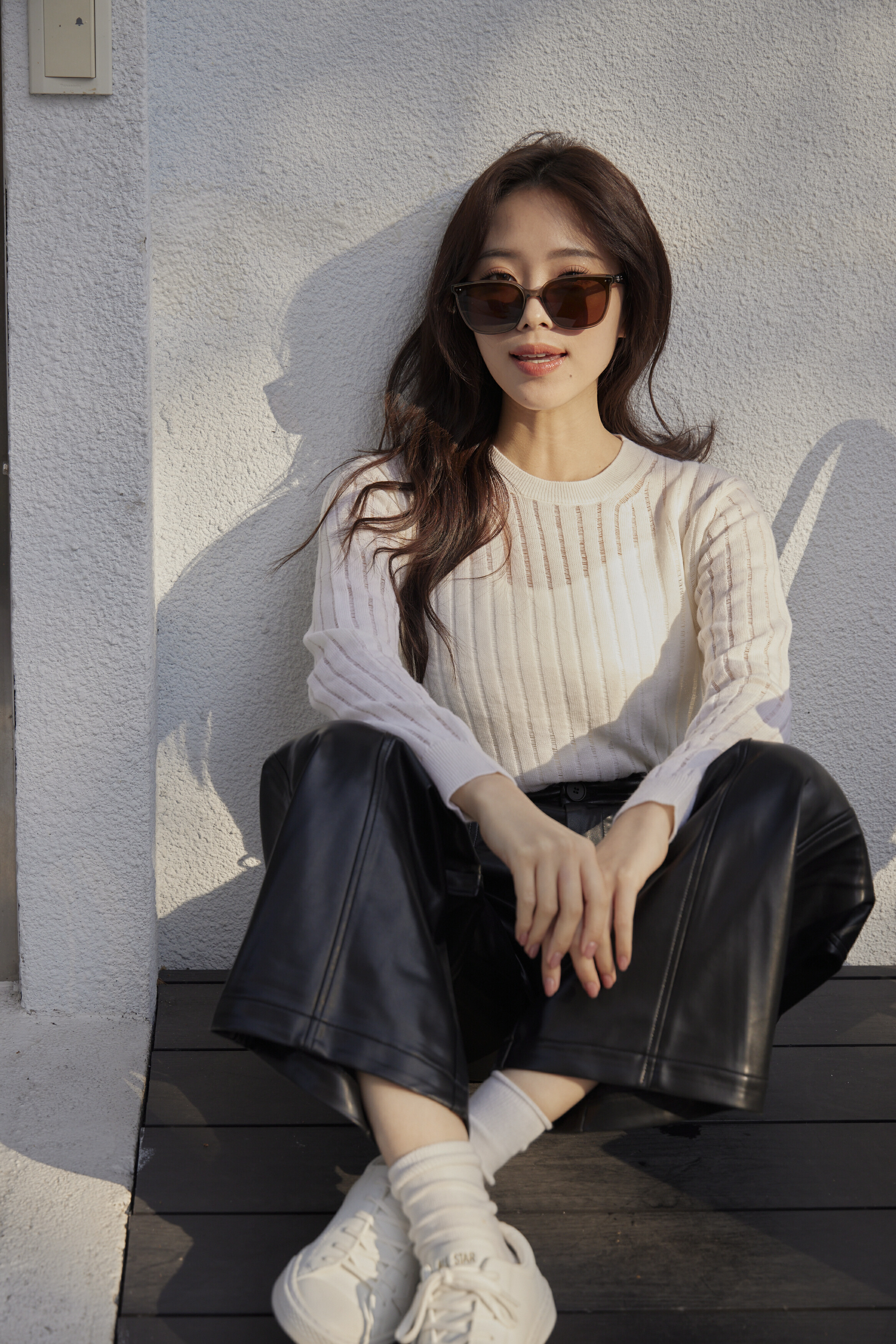 氣場全開柔皮長褲