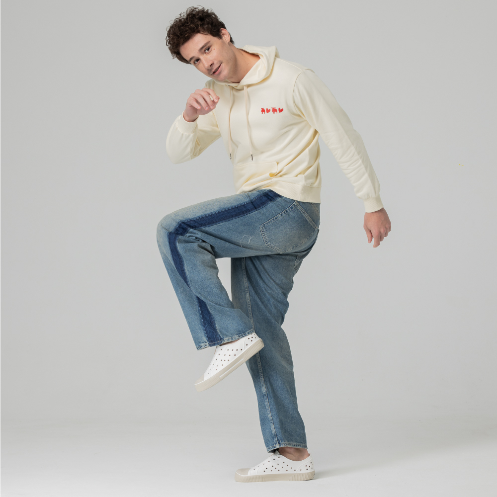 moz瑞典 駝鹿 雙色洞洞餅乾水鞋 (奶蓋牛奶燕麥) 全球首創 舒適厚底 防潑水-附鞋扣