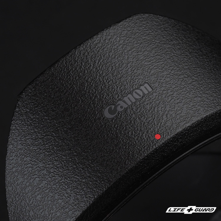 LIFE+GUARD 設計風格，黑色砂紋貼膜質感特寫