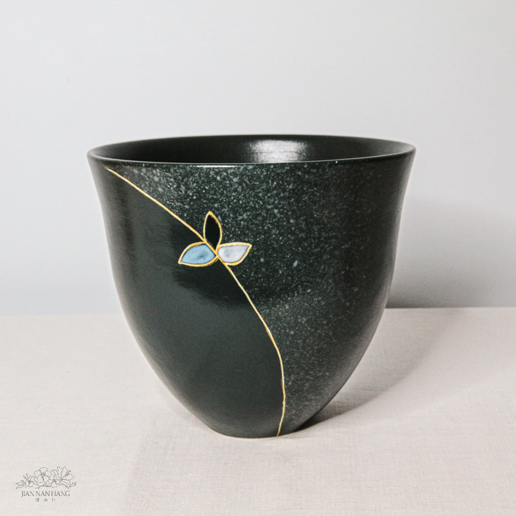 手作陶瓷花器-萬紫 兩款