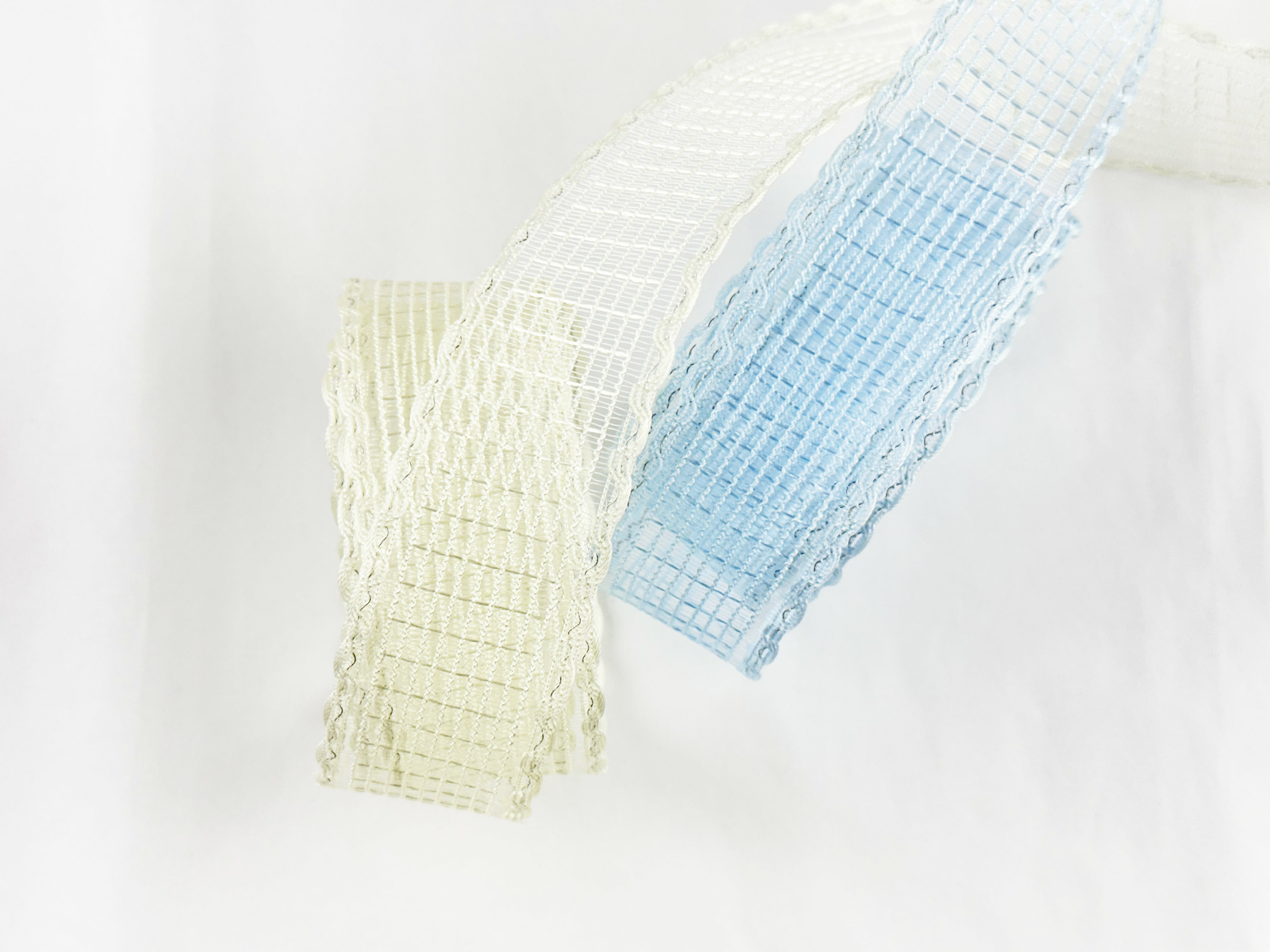 波浪編織帶/鐵絲_輕柔2色_25碼大捲_絕版Outlet