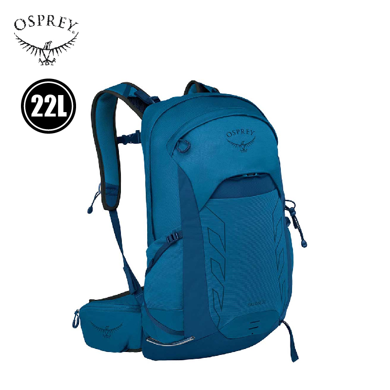 Osprey 美國 Talon 22L (夜間礦渣藍) 輕量健行背包 後背包/登山/日常/出遊/都市生活 71OS006765
