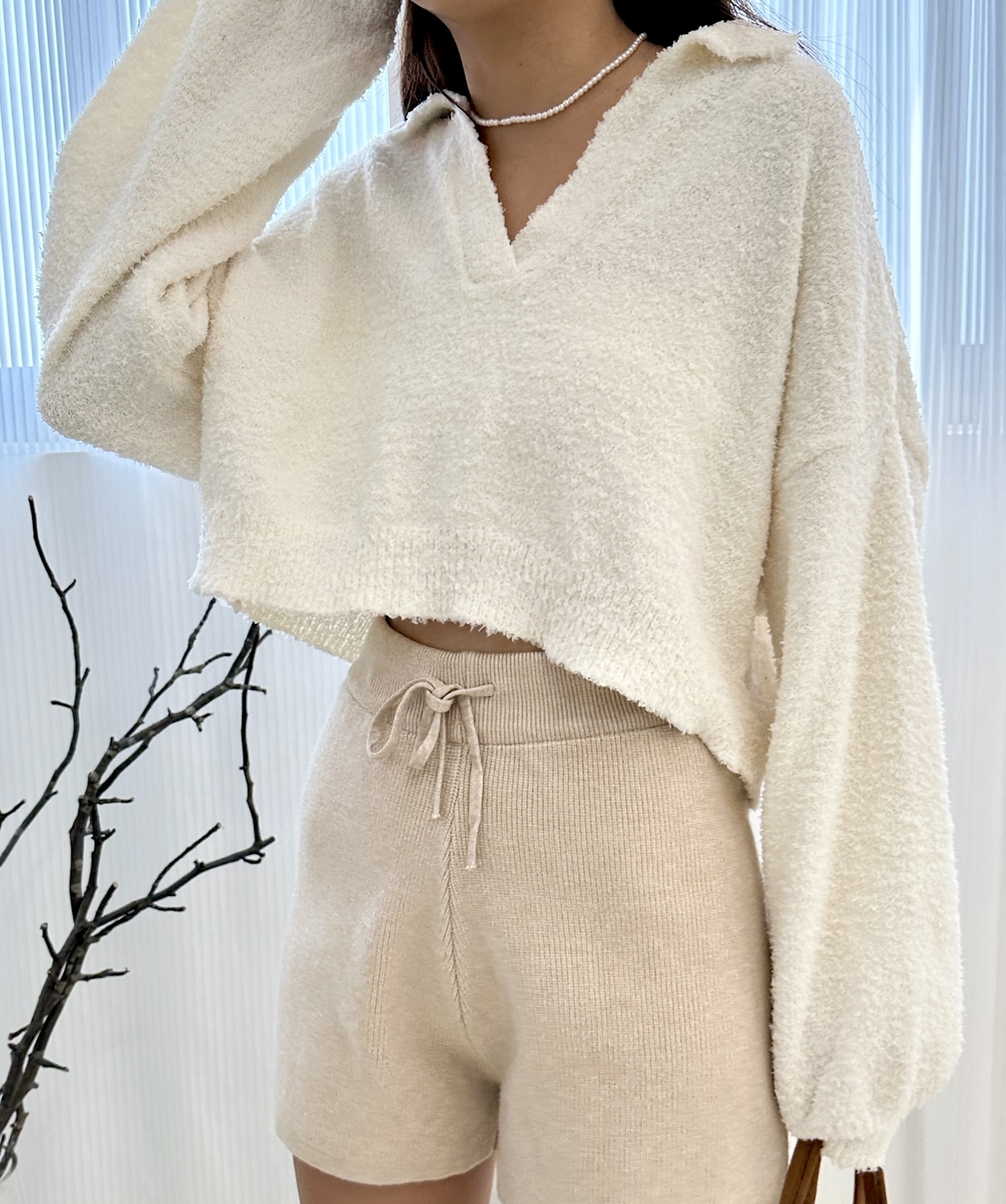 寶寶絨polo翻領上衣