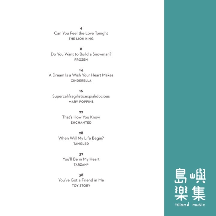 Favorite Disney Songs for Piano Duet  - 1 Piano, 4 Hands / Early Intermediate