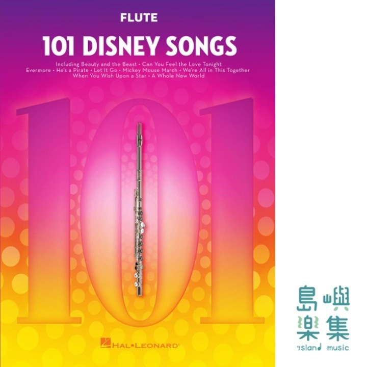101 Disney Songs &nbsp;- for Flute -&nbsp;Flute
