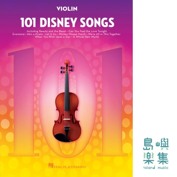 101 Disney Songs &nbsp;- for Violin -&nbsp;Violin