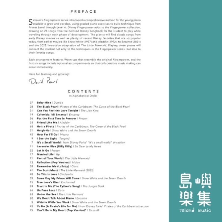 Fingerpower Disney &nbsp;- 28 Beloved Film Favorites for Piano Solo