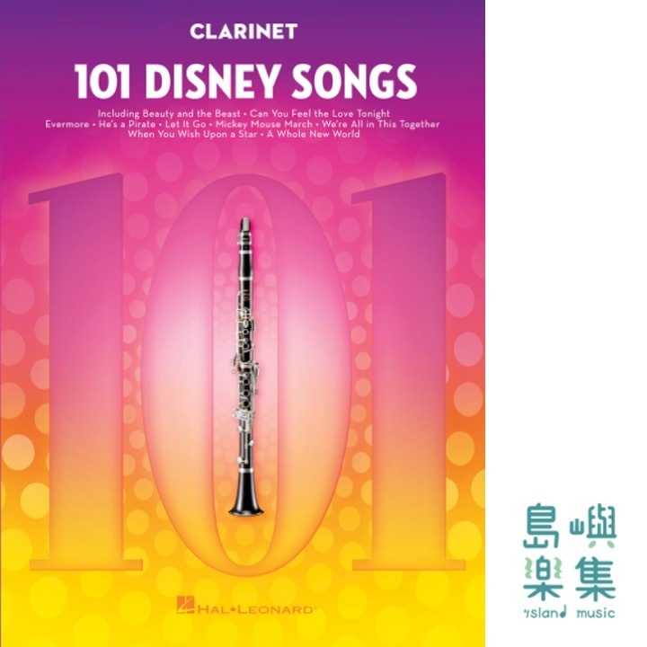 101 Disney Songs &nbsp;- for Clarinet -&nbsp;Clarinet
