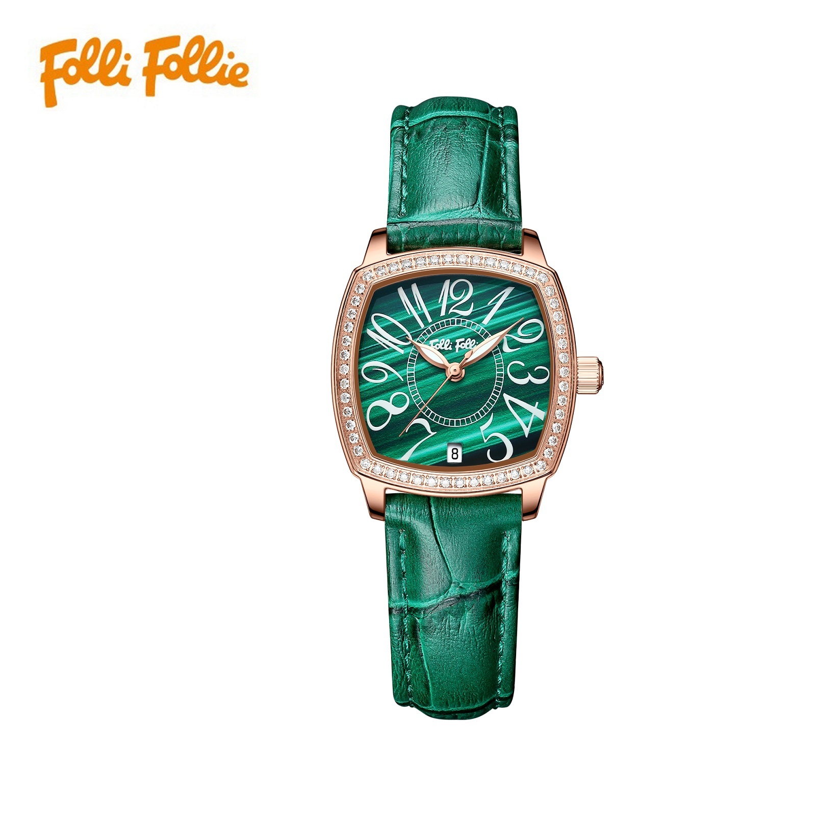 【Folli Follie芙麗芙麗】WF22B002WPE 優雅 經典 珍珠母貝錶盤 帶日期 日本機芯 石英 手錶 (附贈官方品牌手鐲)