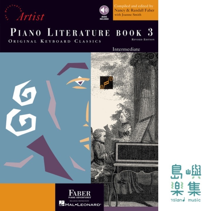 Piano Literature – Book 3: Revised Edition &nbsp;- Developing Artist Original Keyboard Classics Intermediate Level