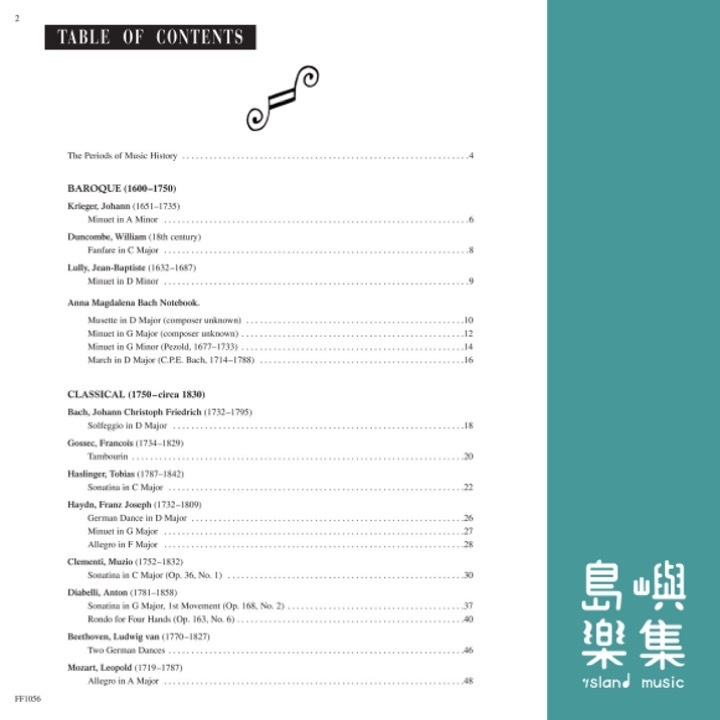 Piano Literature – Book 3: Revised Edition &nbsp;- Developing Artist Original Keyboard Classics Intermediate Level