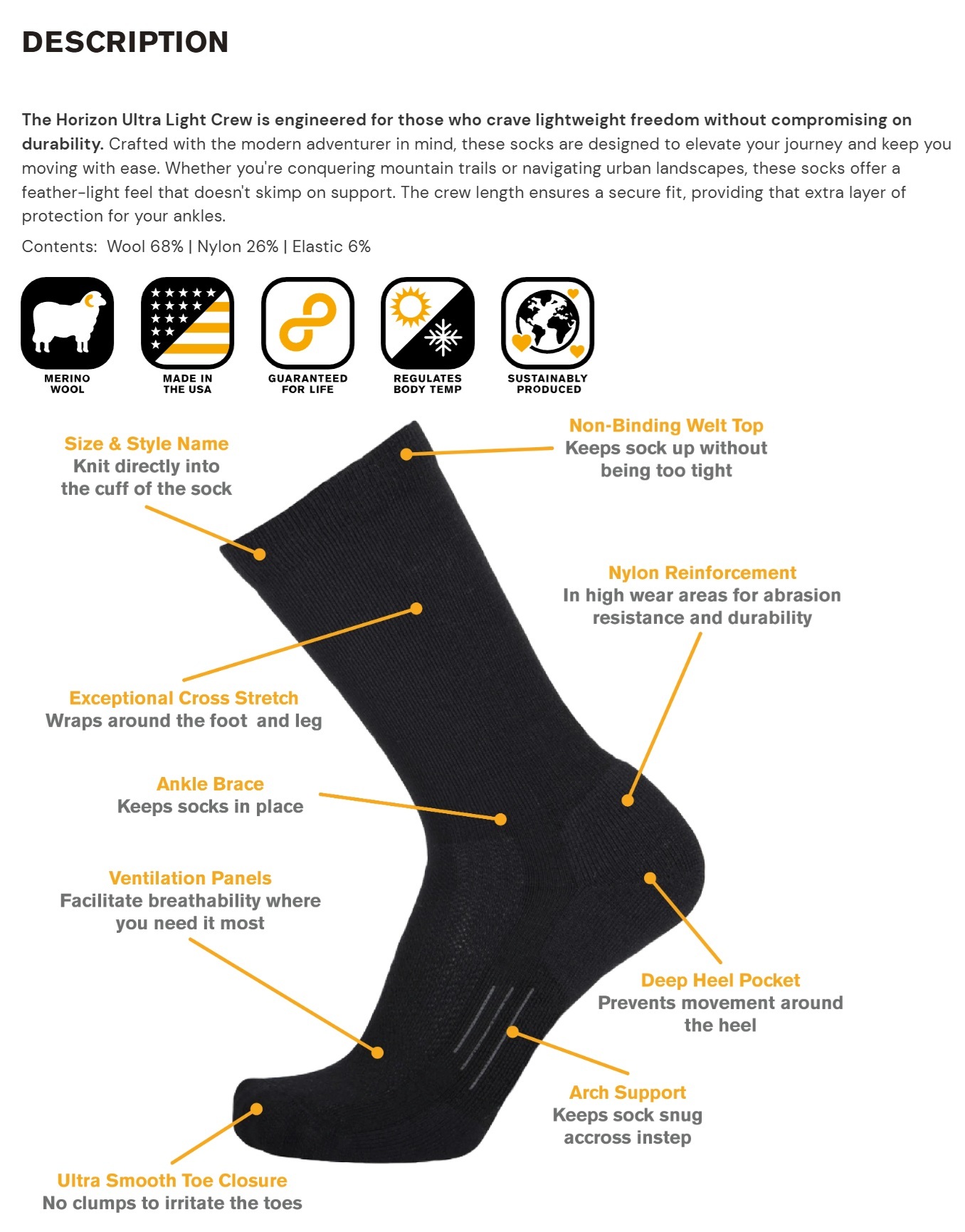 Point 6. Horizon, Ultra Light Crew #6411 #BORDEAUX