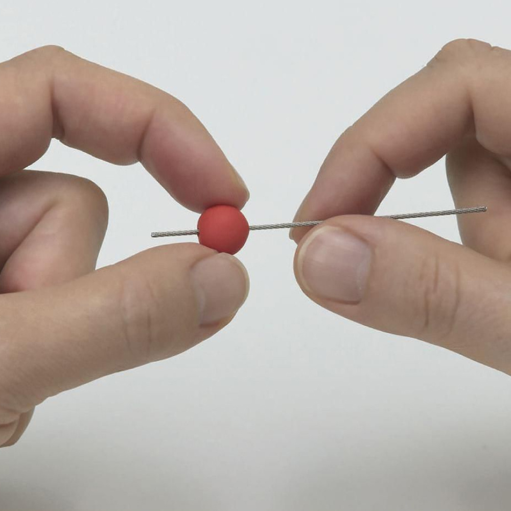 8712 20 軟陶串珠穿孔棒針50入